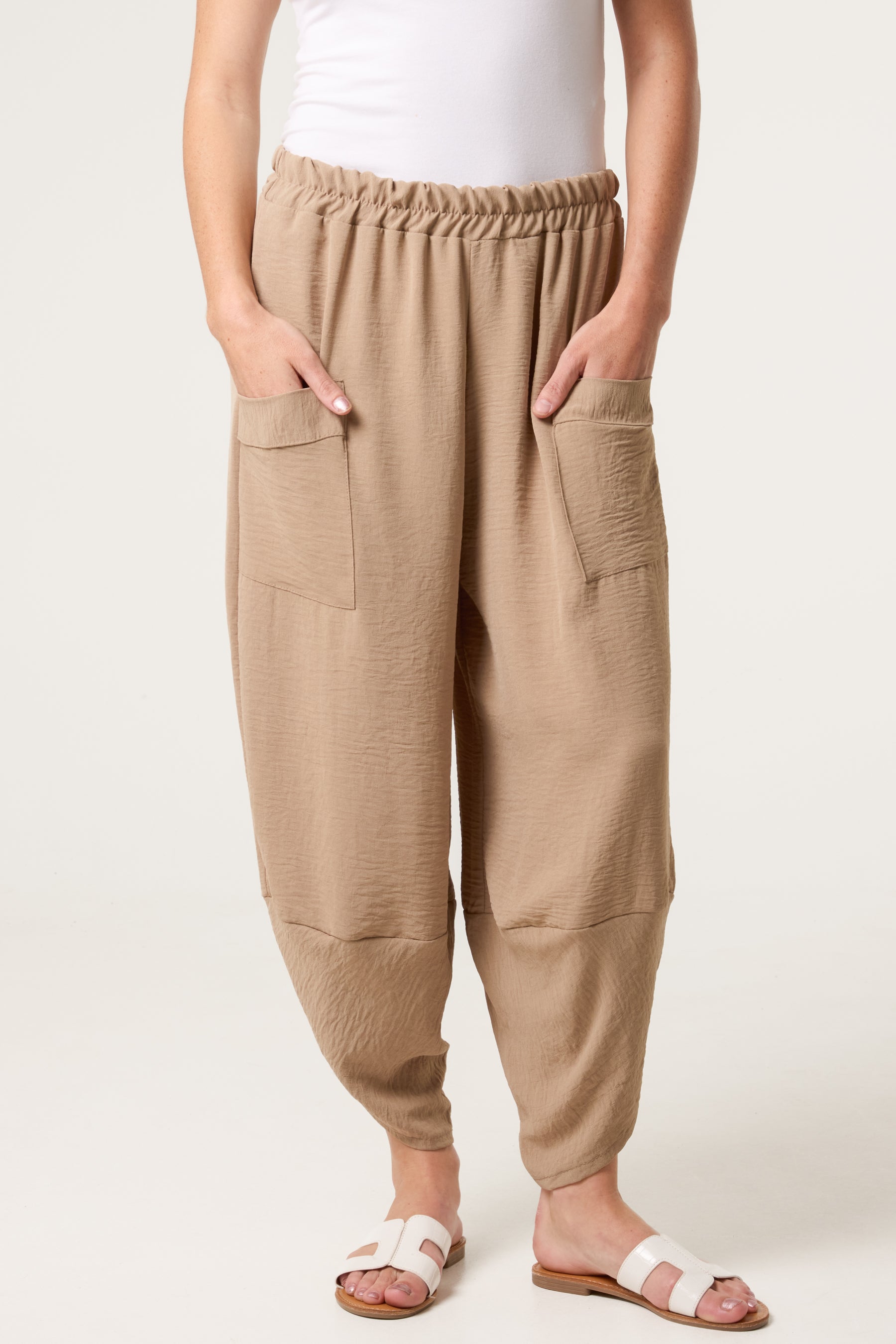 Light Weight Front Pocket Harem Trousers