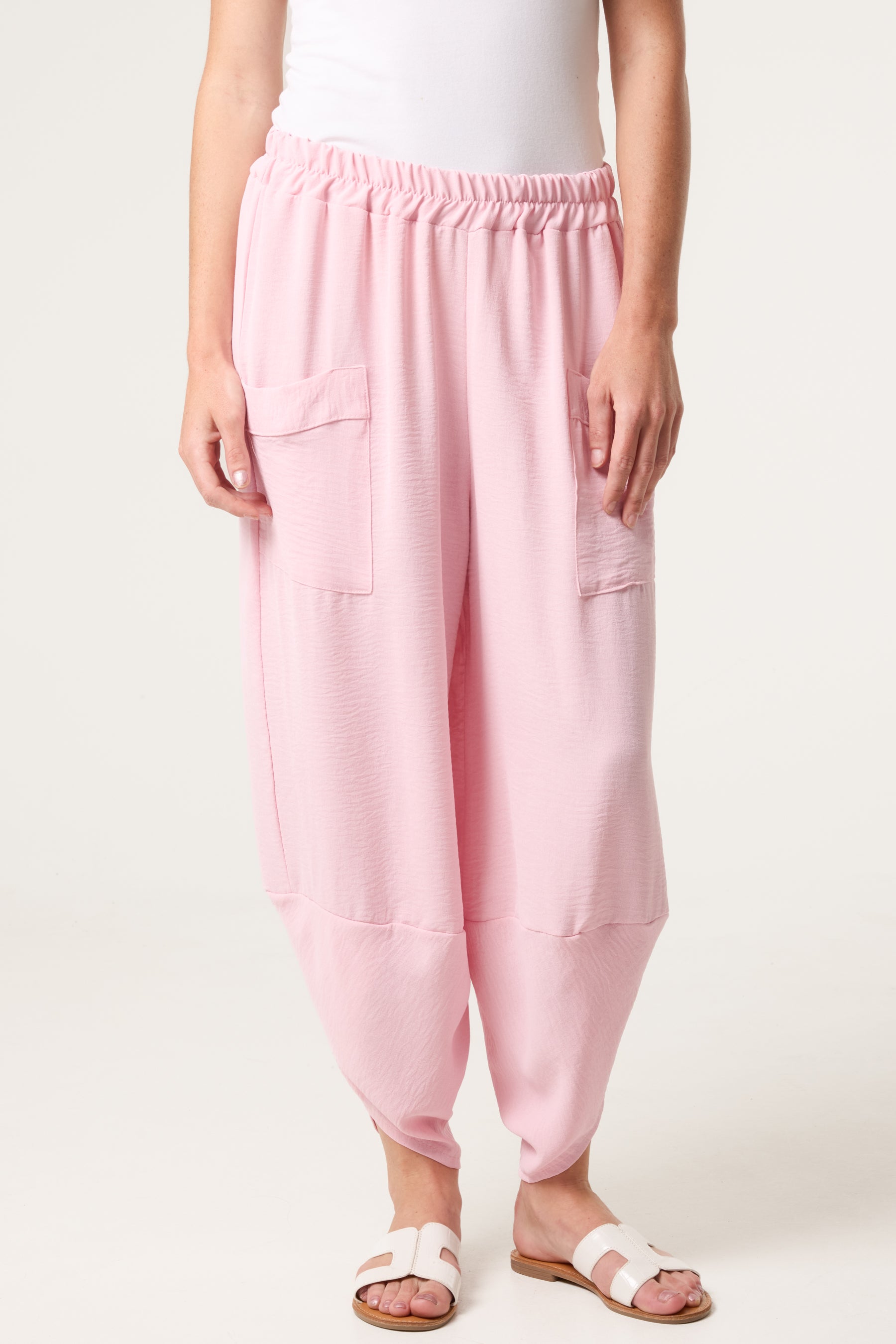 Light Weight Front Pocket Harem Trousers