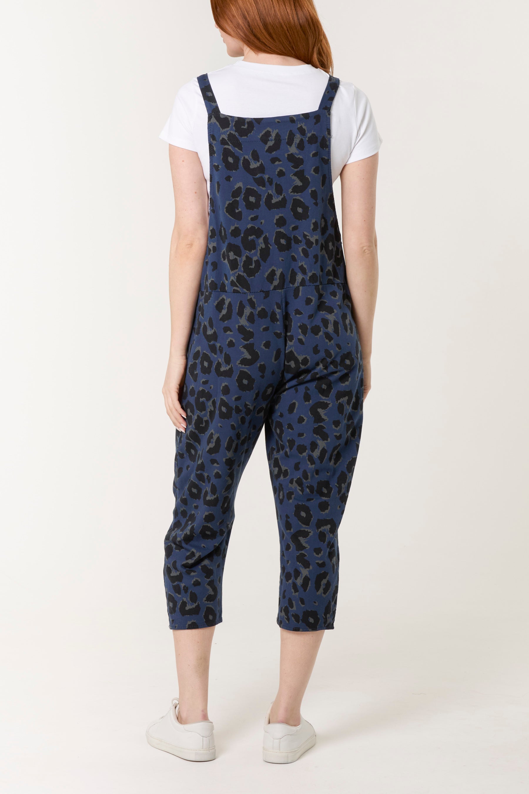 Leopard Print Dungarees