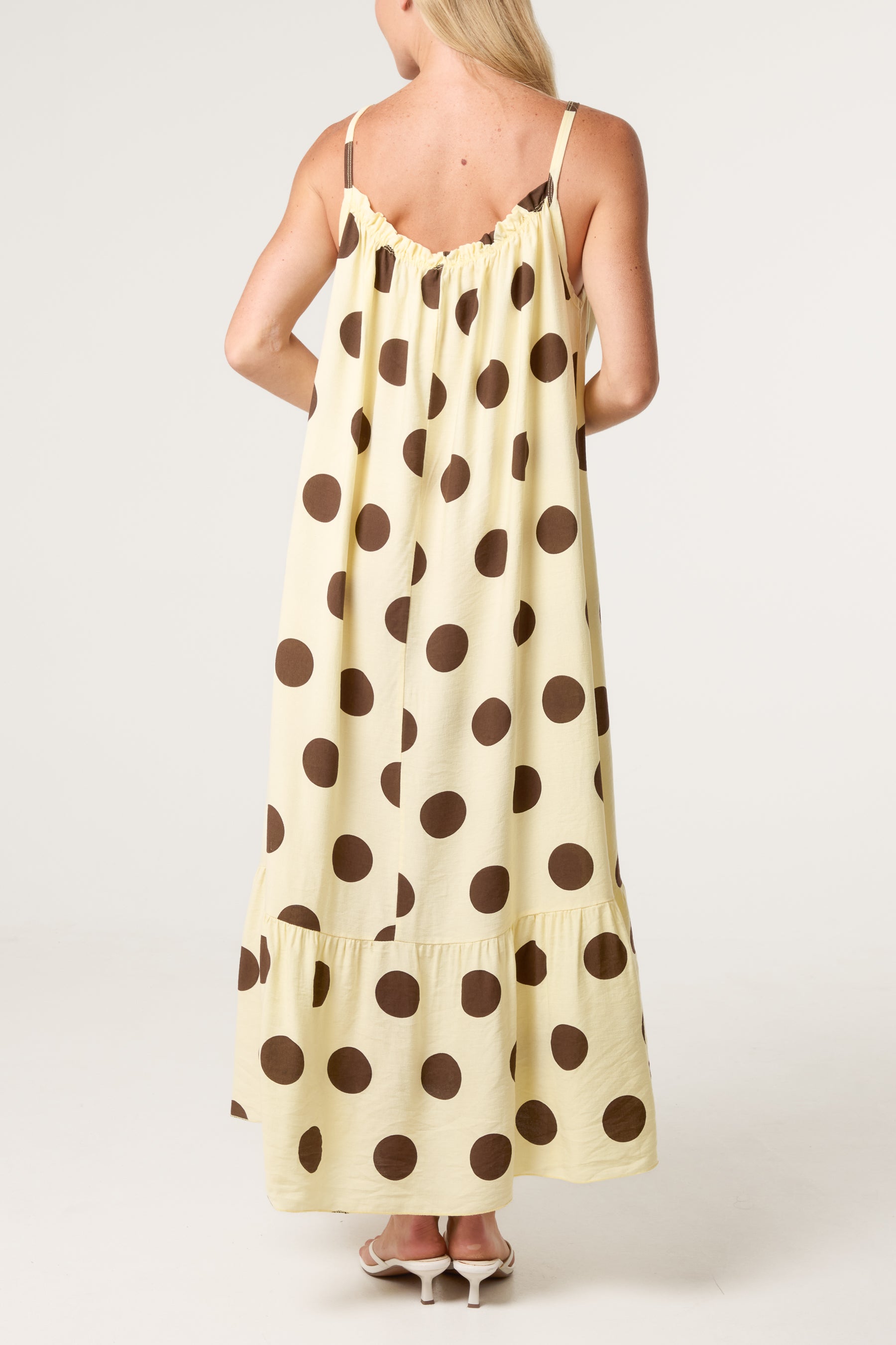 Polka Dot Cami Maxi Dress