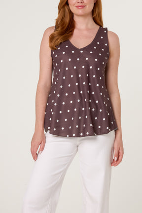 Polka Dot Strap Vest