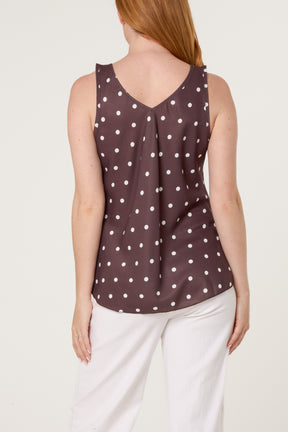 Polka Dot Strap Vest
