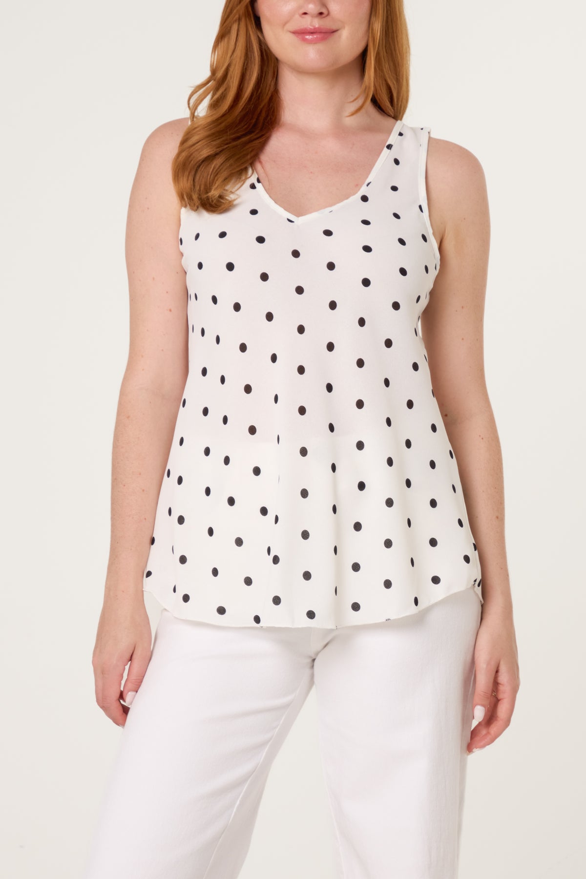 Polka Dot Strap Vest