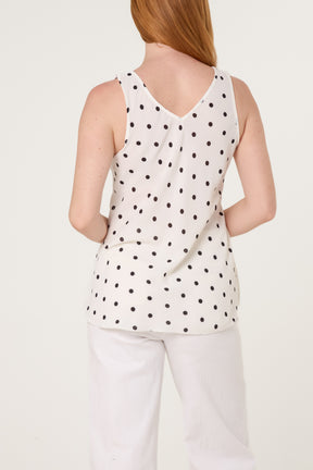 Polka Dot Strap Vest