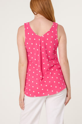 Polka Dot Strap Vest