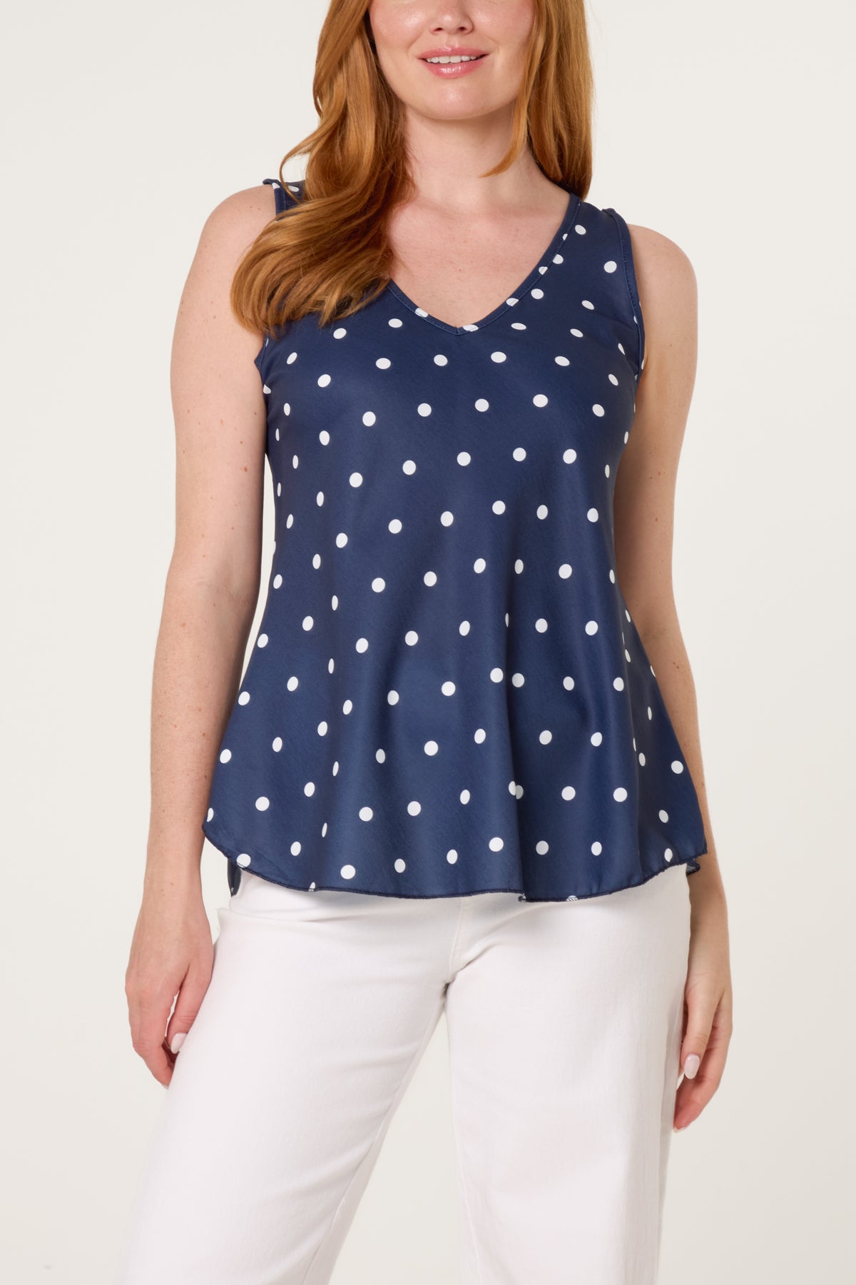 Polka Dot Strap Vest