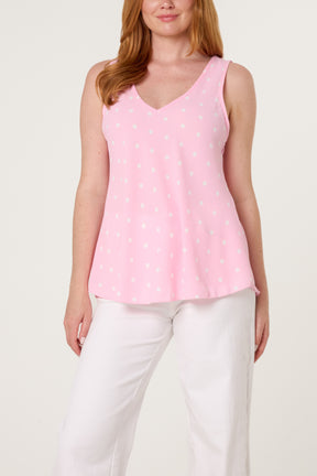 Polka Dot Strap Vest