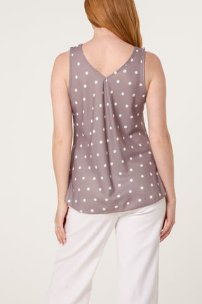 Polka Dot Strap Vest