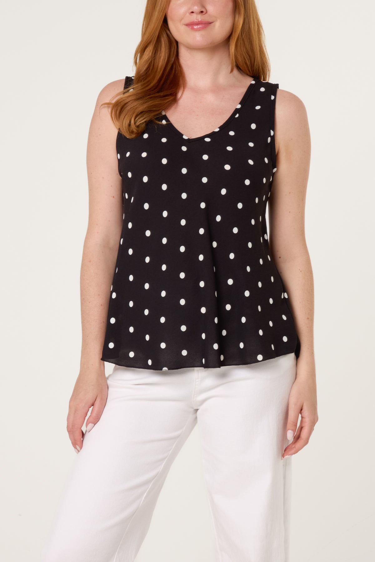 Polka Dot Strap Vest