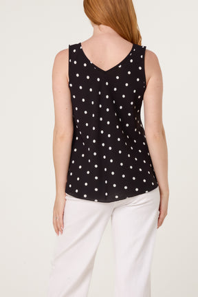 Polka Dot Strap Vest