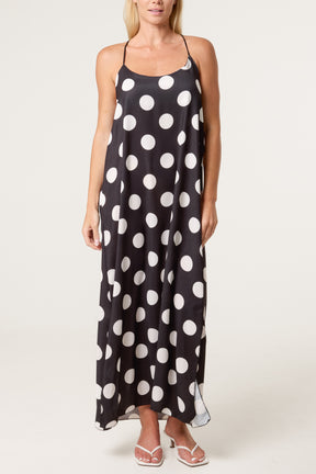 Polka Dot Strappy Dress