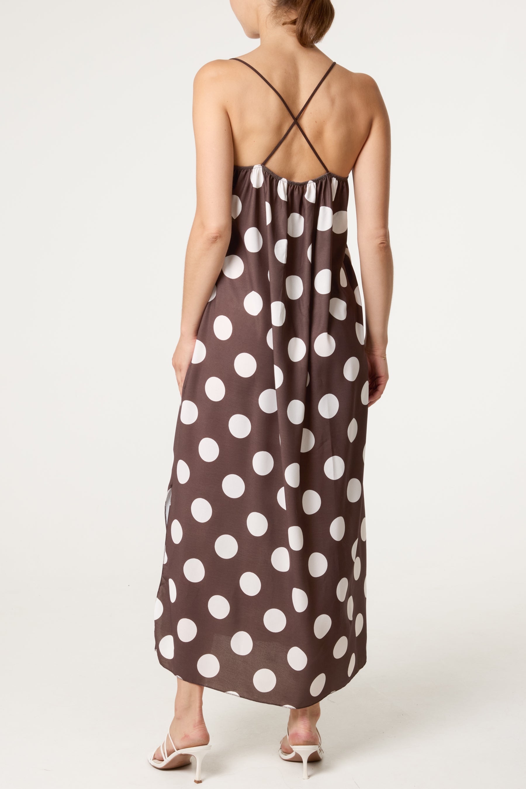 Polka Dot Strappy Dress