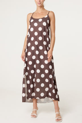 Polka Dot Strappy Dress