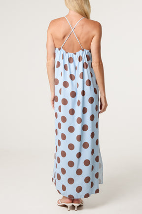 Polka Dot Strappy Dress