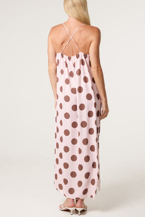 Polka Dot Strappy Dress