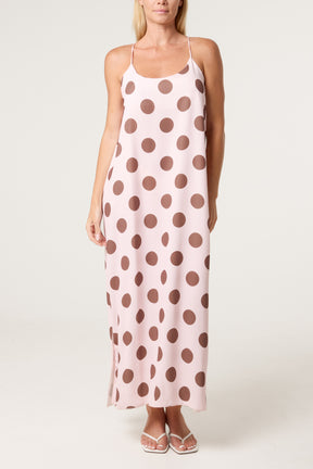 Polka Dot Strappy Dress