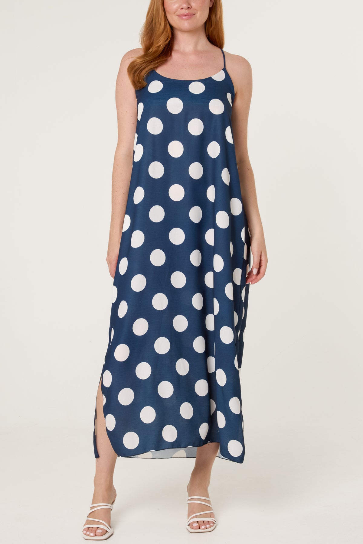 Polka Dot Strappy Dress