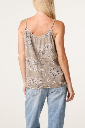 Bandana Style Strappy Top