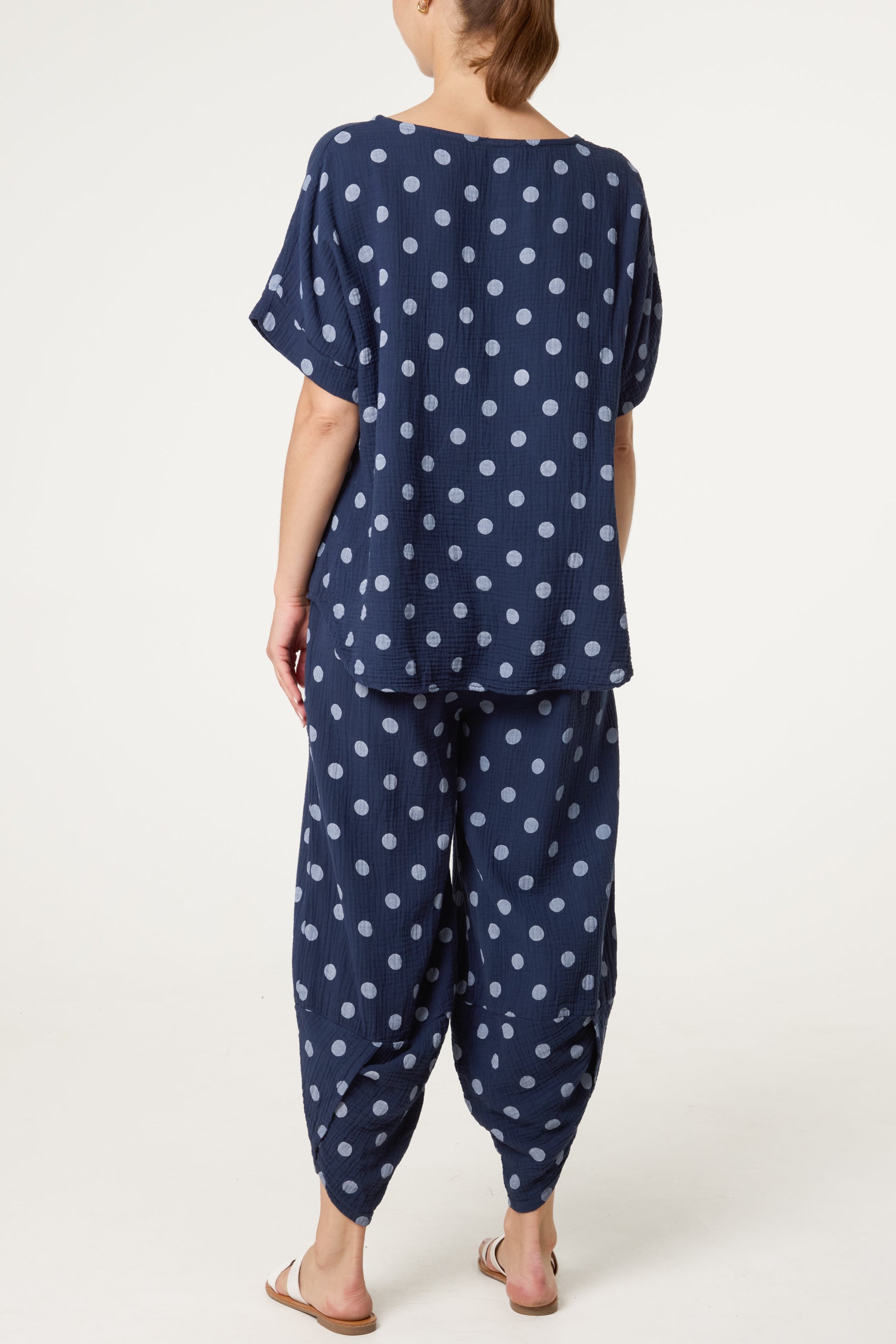 Cheesecloth Polka Dot Co-Ord