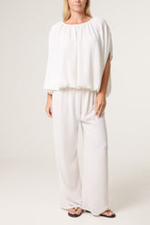 Bubble Hem Top & Wide Leg Set