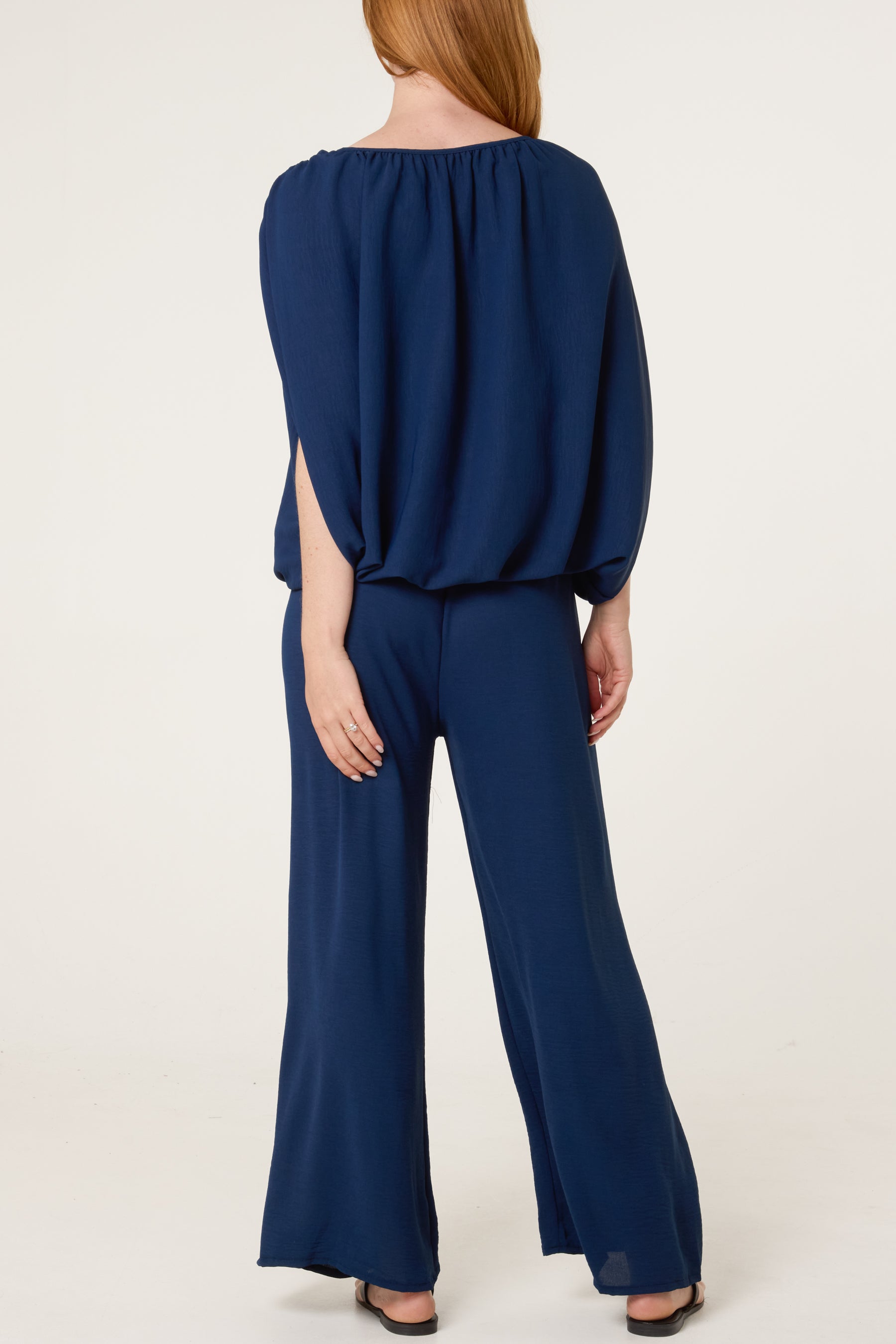 Bubble Hem Top & Wide Leg Set