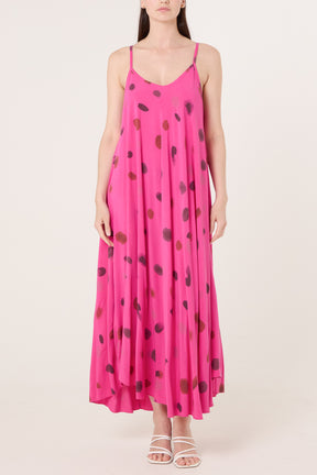 Blurred Polka Dot Cami Dress