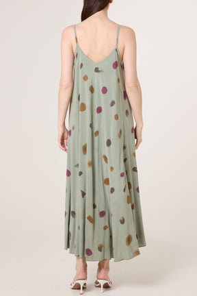 Blurred Polka Dot Cami Dress