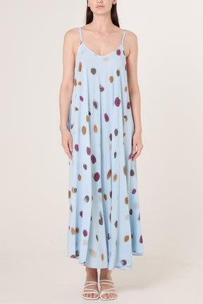 Blurred Polka Dot Cami Dress