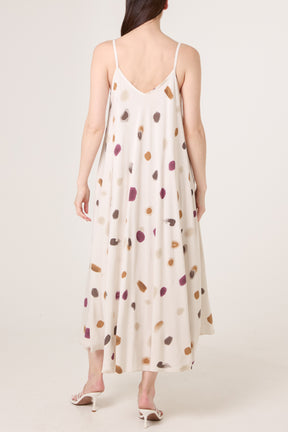 Blurred Polka Dot Cami Dress