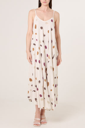 Blurred Polka Dot Cami Dress