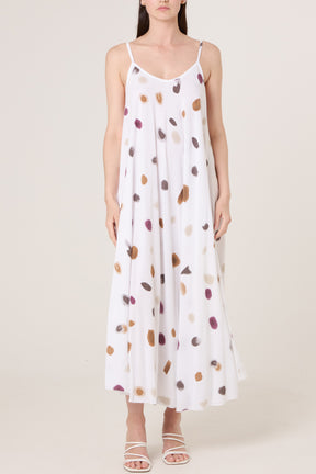Blurred Polka Dot Cami Dress