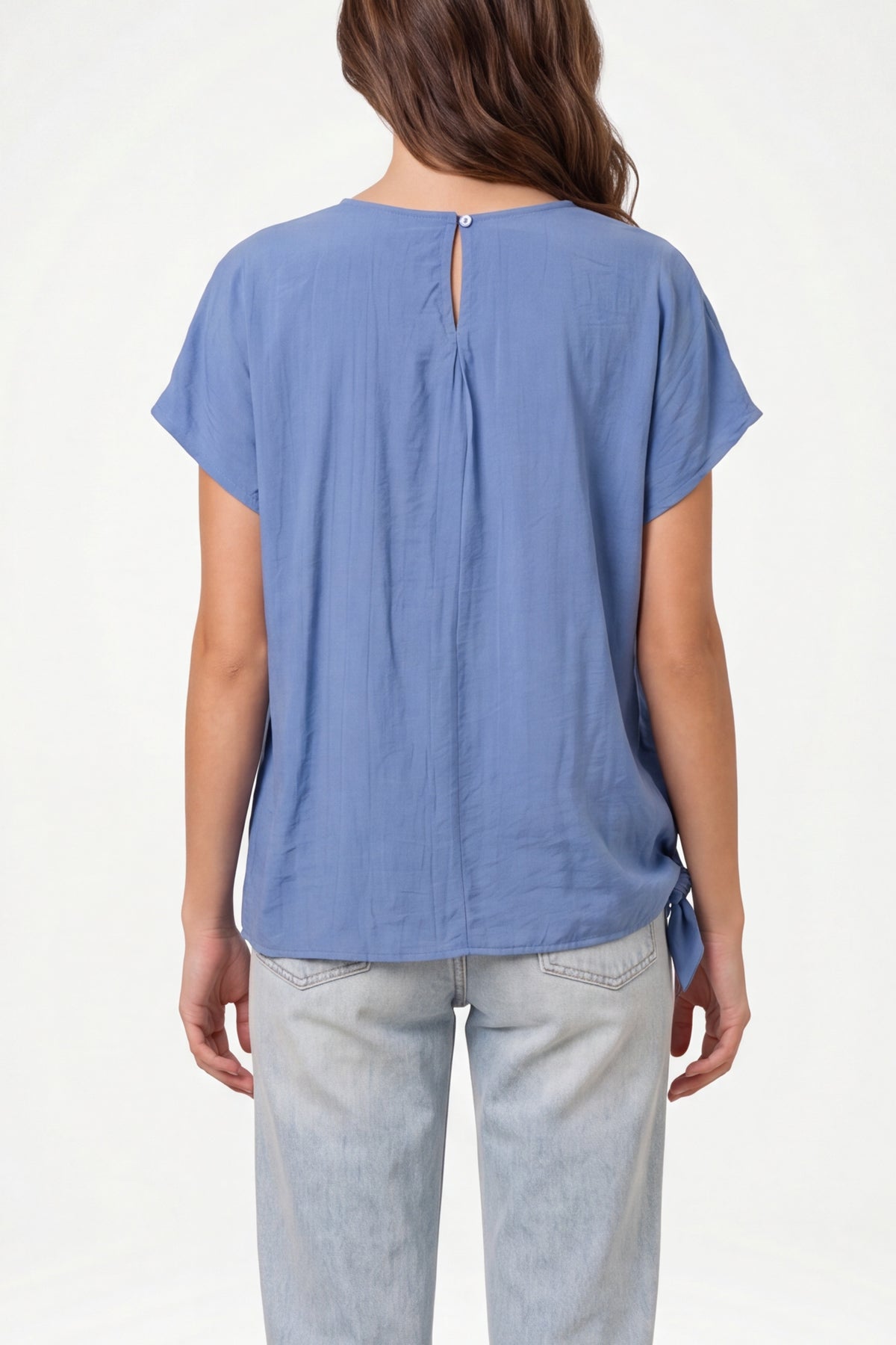 Side Knot Short Sleeve Top