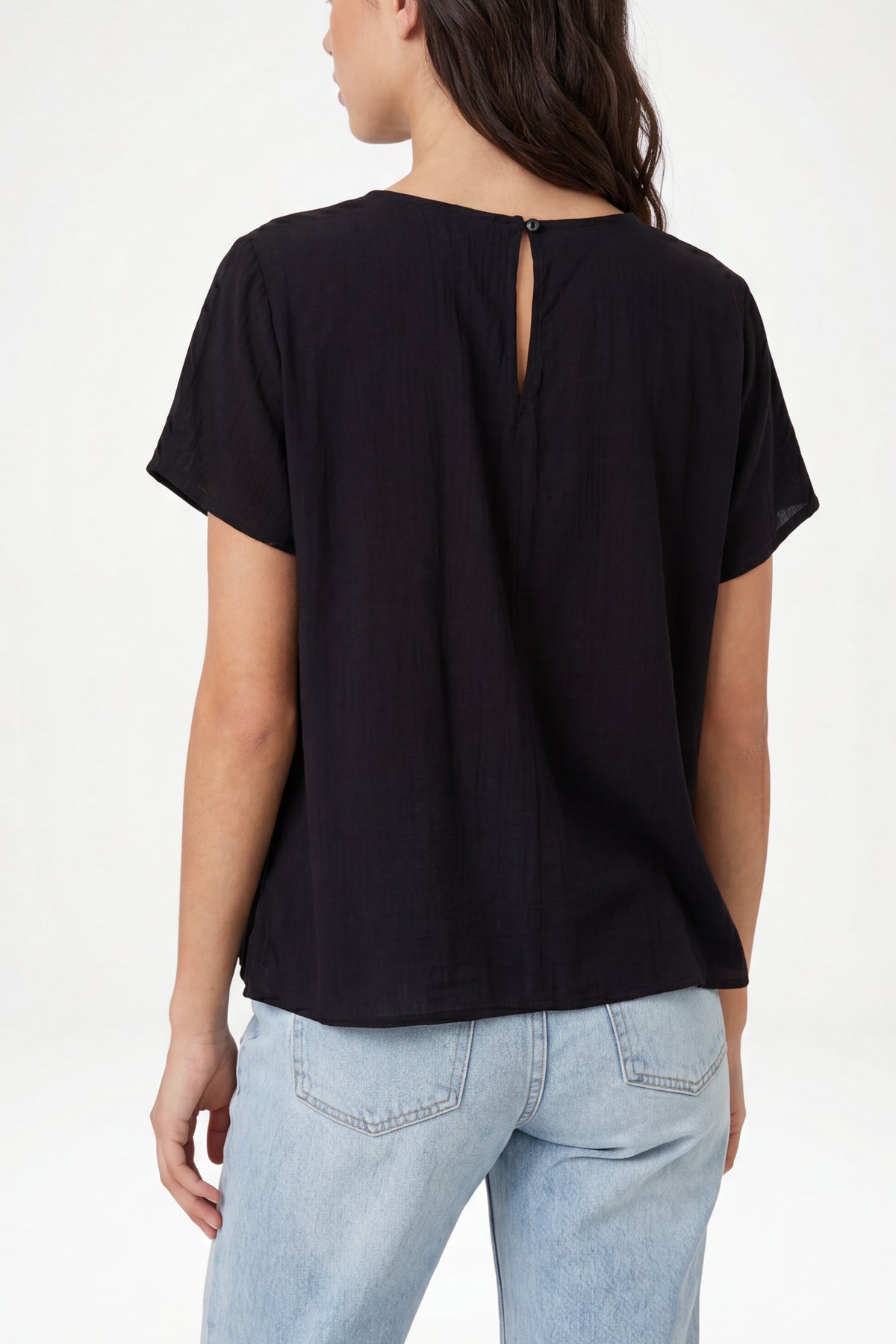 Side Knot Short Sleeve Top