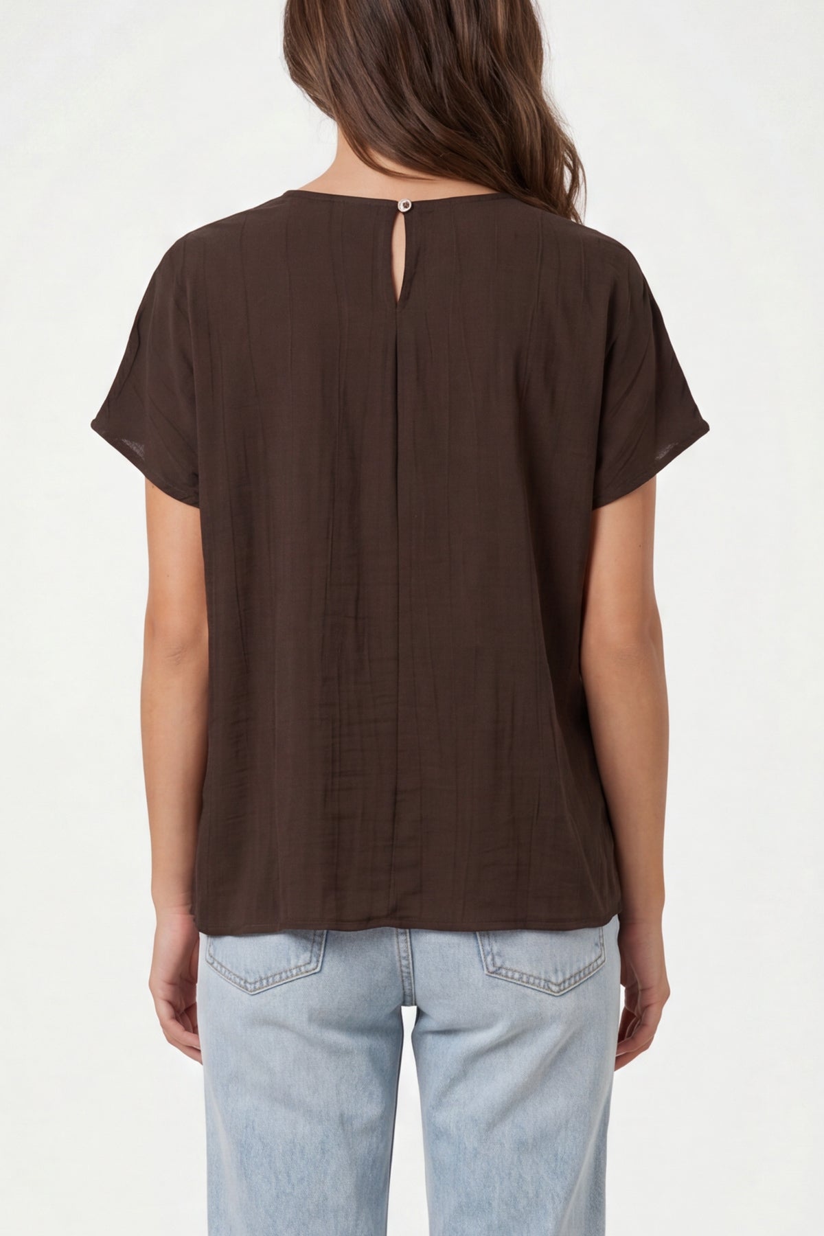 Side Knot Short Sleeve Top