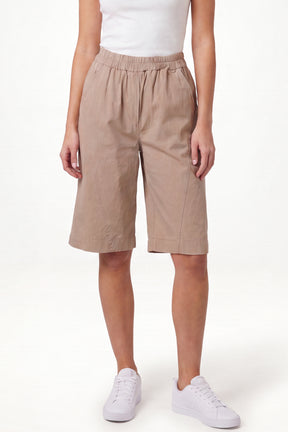 Wide Leg Culottes Shorts With Pockets