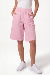 Wide Leg Culottes Shorts With Pockets