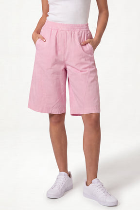 Wide Leg Culottes Shorts With Pockets