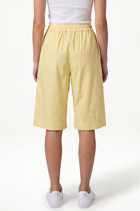 Wide Leg Culottes Shorts With Pockets