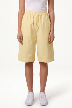 Wide Leg Culottes Shorts With Pockets