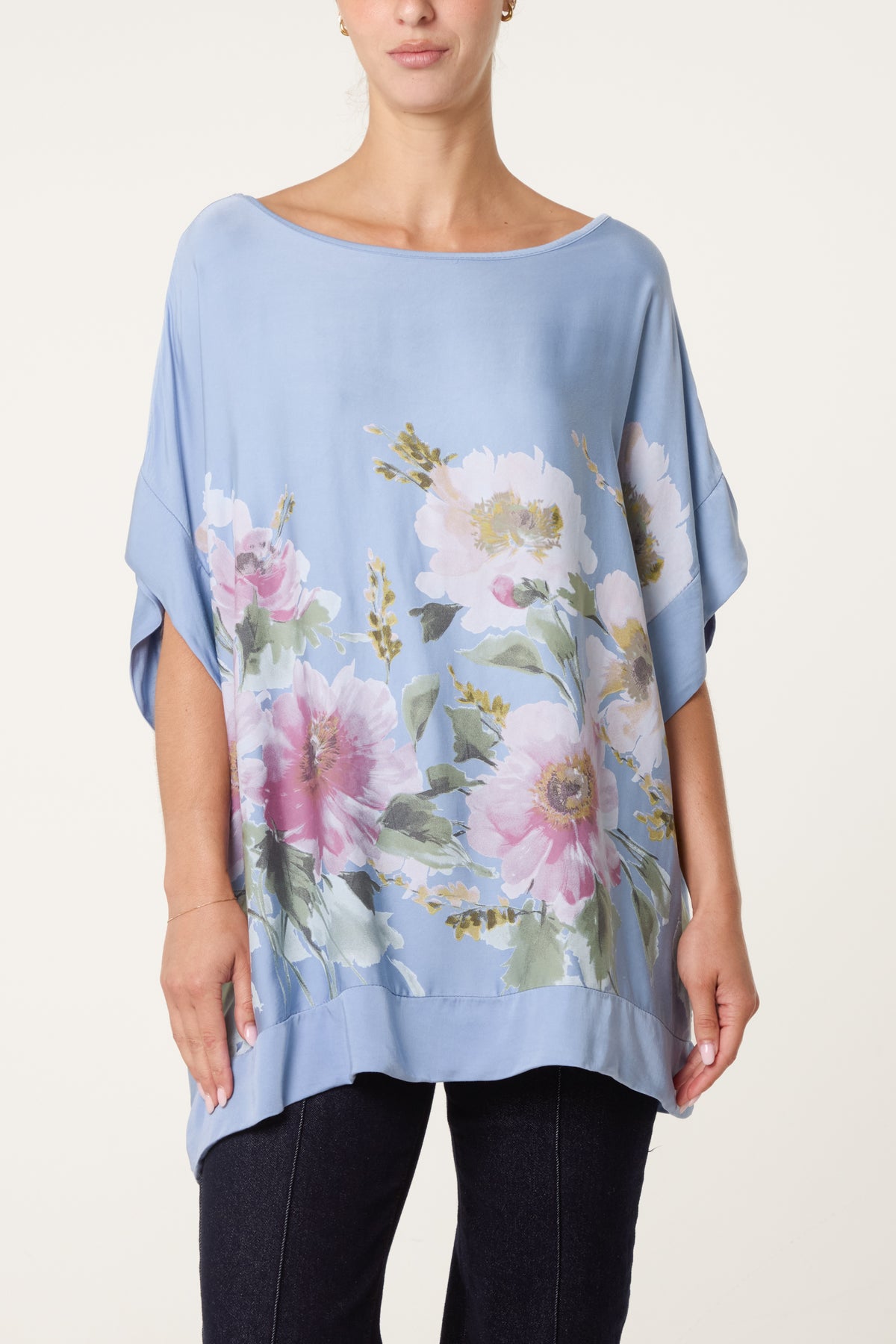 Soft Touch Flowerly Patterned Top