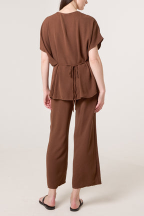 Two Piece Buckle Top & Trouser Set