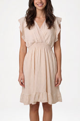 Essential Shirred Waist Mini Dress