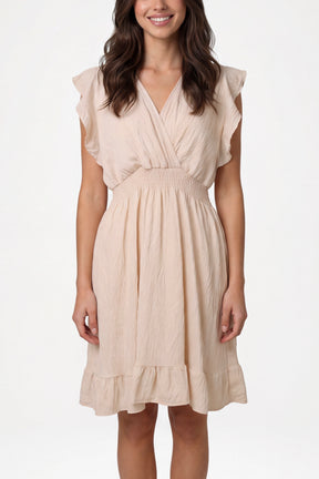 Essential Shirred Waist Mini Dress