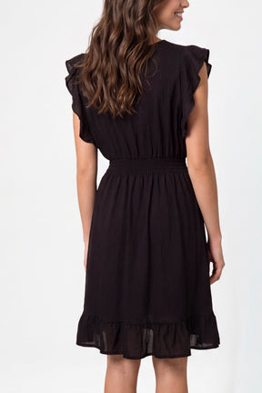 Essential Shirred Waist Mini Dress