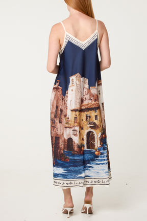 'Sweet Italian Summer' Satin Cami Dress