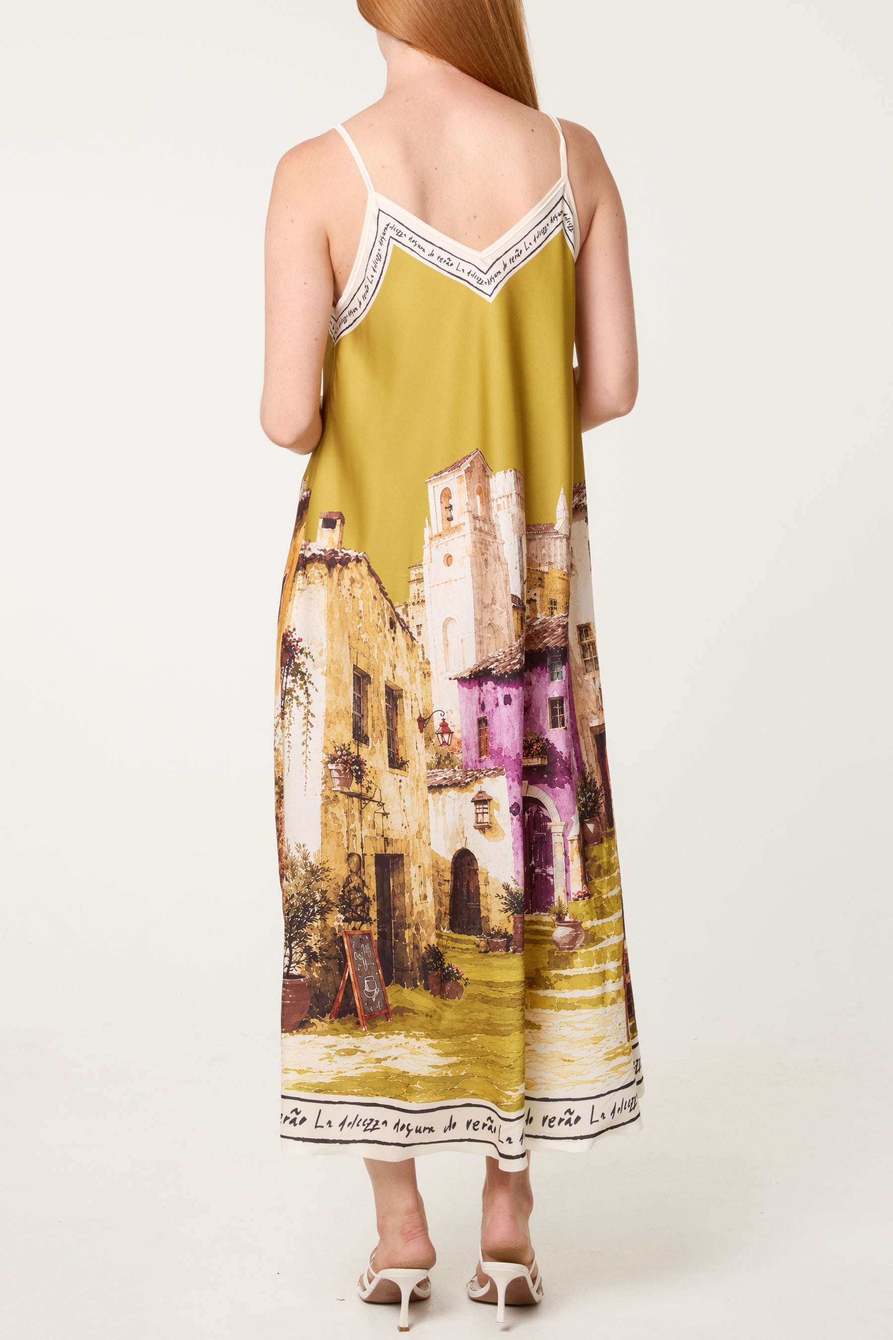 'Sweet Italian Summer' Satin Cami Dress