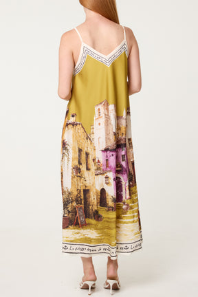 'Sweet Italian Summer' Satin Cami Dress