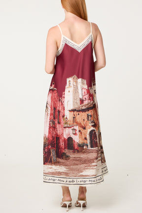 'Sweet Italian Summer' Satin Cami Dress
