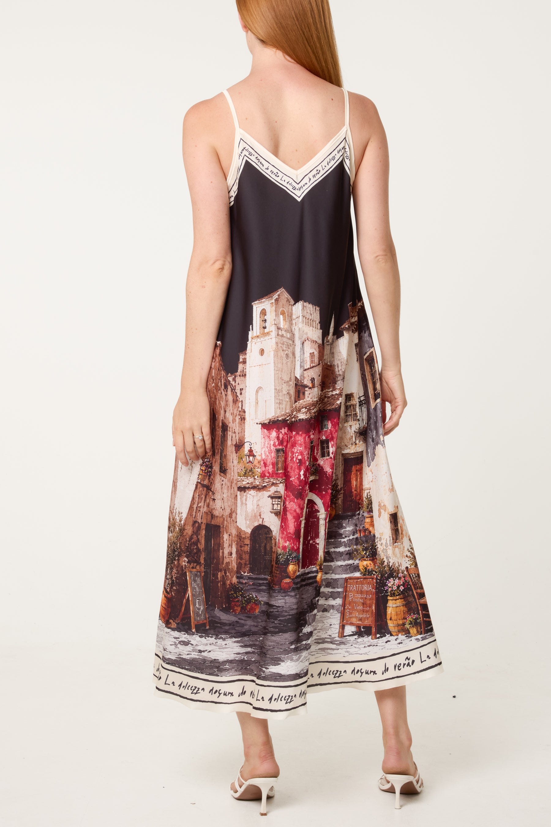 'Sweet Italian Summer' Satin Cami Dress
