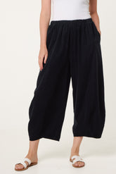 Courdroy Elasticated Waist Trousers With